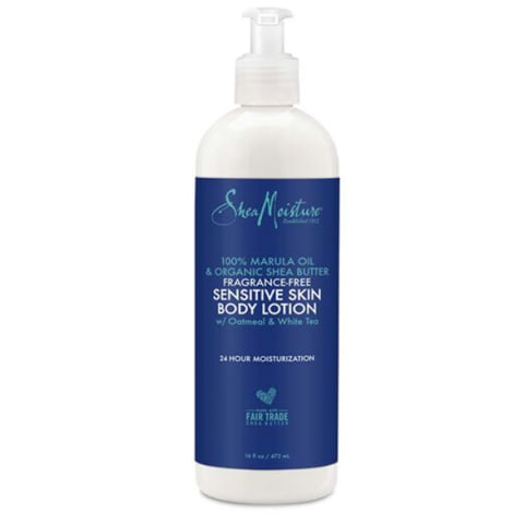 SheaMoisture 100% Marula Oil & Organic Shea Butter Fragrance-Free Sensitive Skin Body Lotion SheaMoisture 100% Marula Oil & Organic Shea Butter Fragrance-Free Sensitive Skin Body Lotion