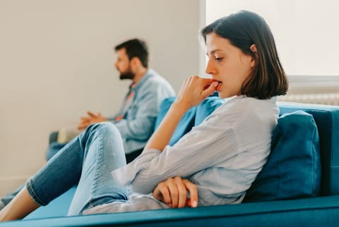 Upset Couple In An Argument Upset Couple In An Argument